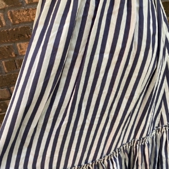 La Ligne Lottie flutter sleeve midi Dress Ivory Small Vacation family photos - Picture 3 of 15